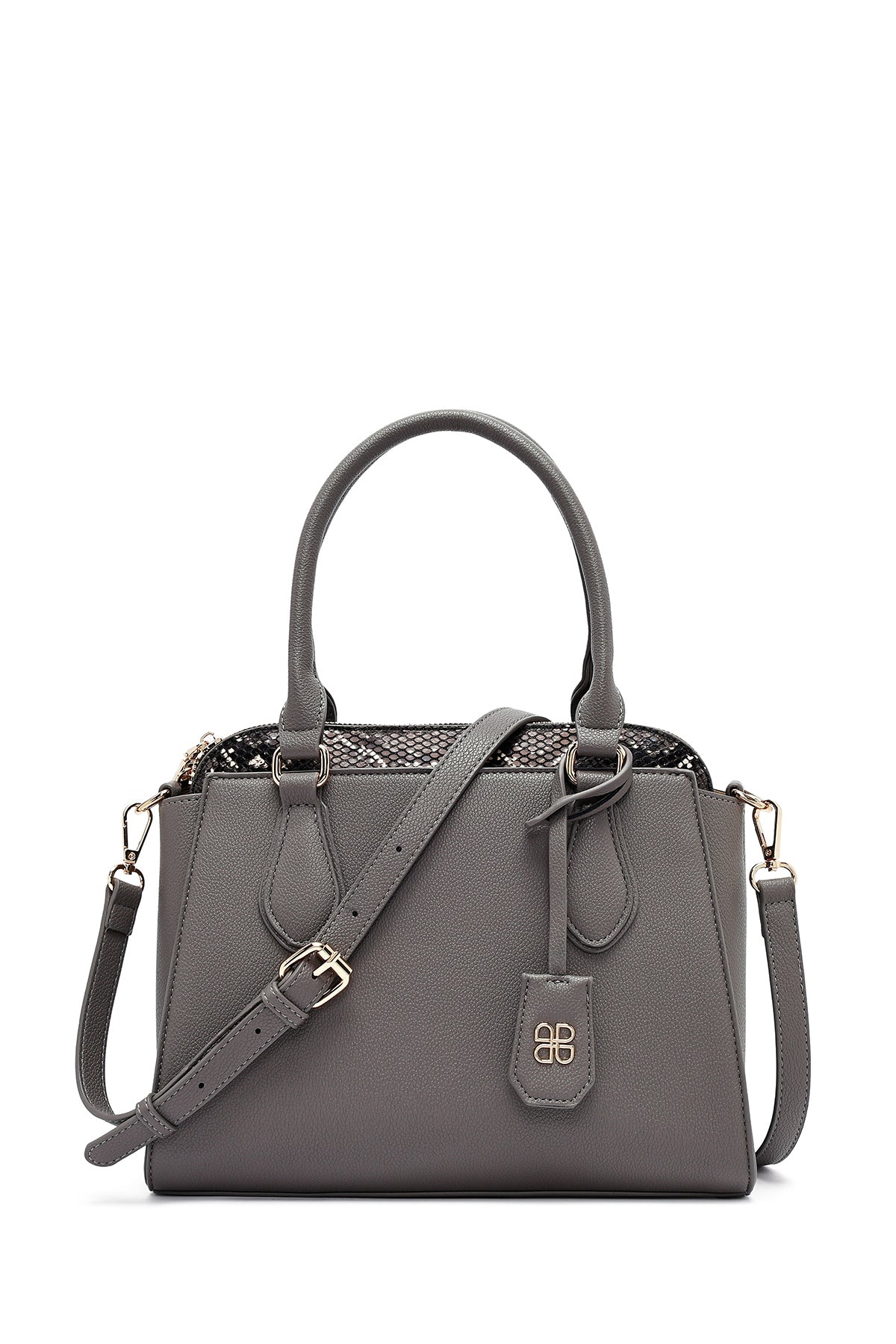 Woman Grey Long Strap Classic Shoulder Bag 25WBD284414 | Derimod