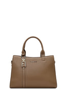 Women's Taupe Long Strap Classic Shoulder Bag | Derimod