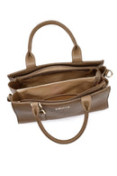 Women's Taupe Long Strap Classic Shoulder Bag | Derimod