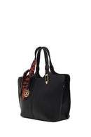 Women's Black Long Strapped Accessorized Shoulder Bag | Derimod