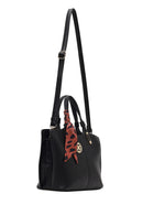 Women's Black Long Strapped Accessorized Shoulder Bag | Derimod