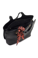 Women's Black Long Strapped Accessorized Shoulder Bag | Derimod