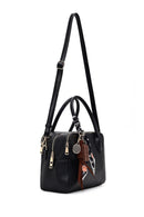 Women's Black Long Strapped Charm Classic Shoulder Bag | Derimod