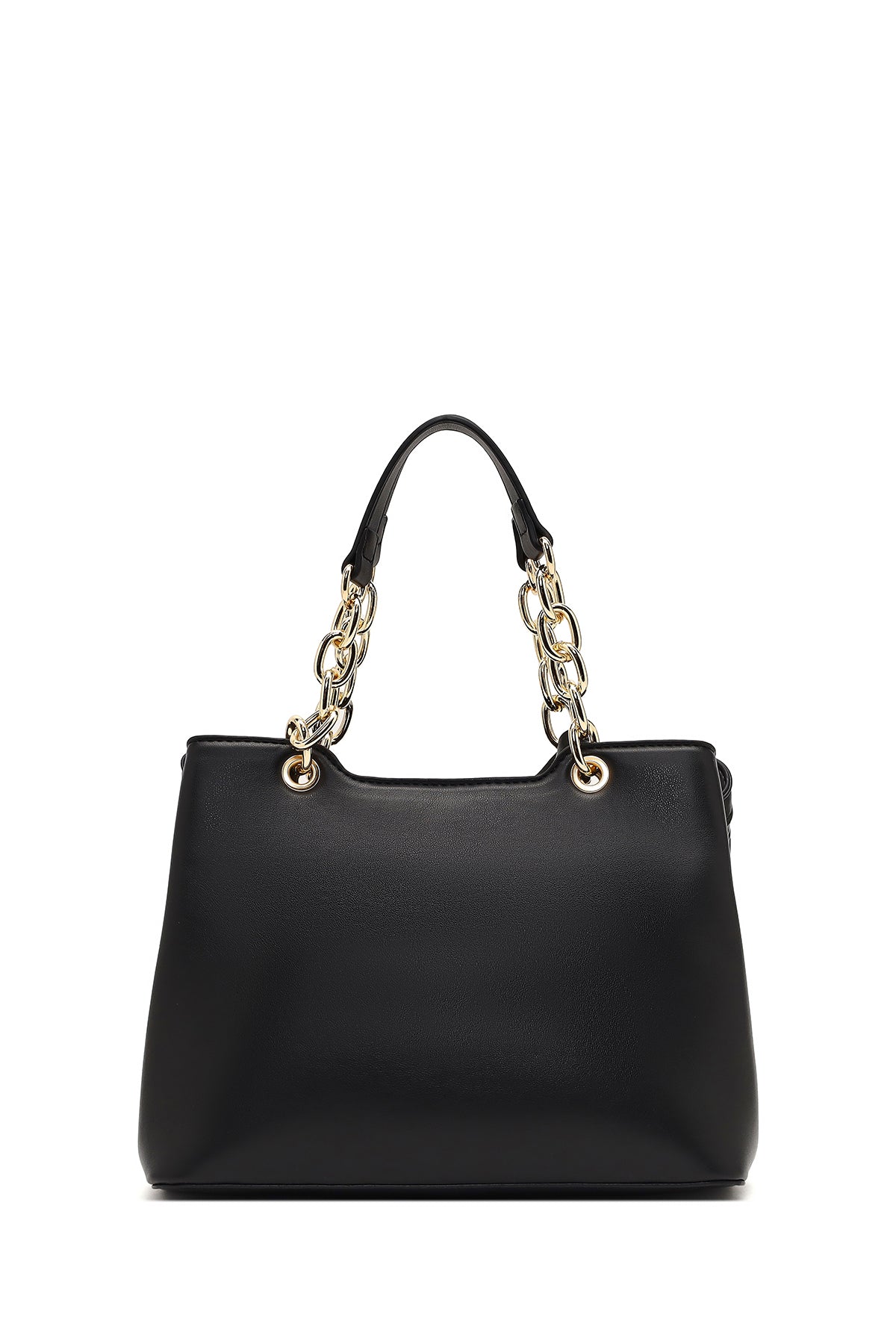 Kadın Siyah Uzun Askılı Baskılı Kol Çantası