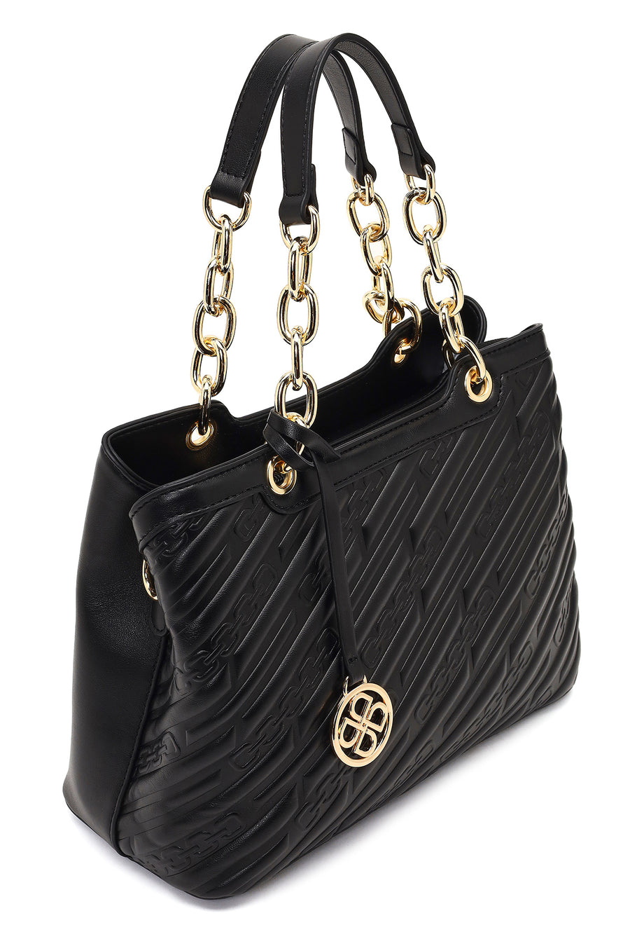Women's Black Long Strap Printed Sleeve Bag