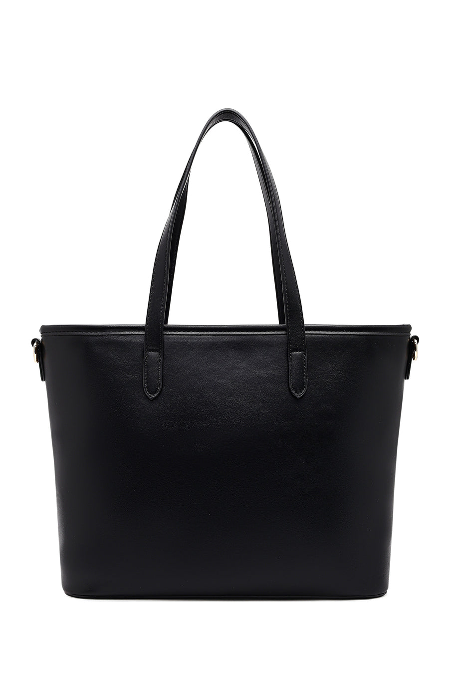 Women's Black Printed Long Strapped Charm Classic Shoulder Bag