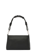 Kadın Siyah Örgü Askılı Omuz Çantası | Derimod