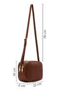 Woman Brown Long Strap Quilted Crossbody Bag | Derimod