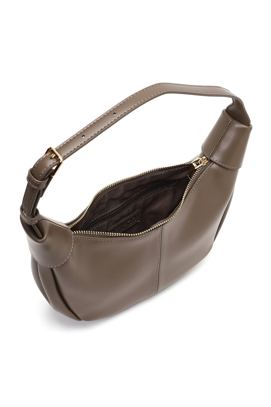 Women's Gray Accessorized Shoulder Bag