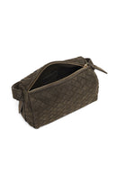 Women's Dark Gray Long Strapped Knitted Suede Crossbody Bag | Derimod