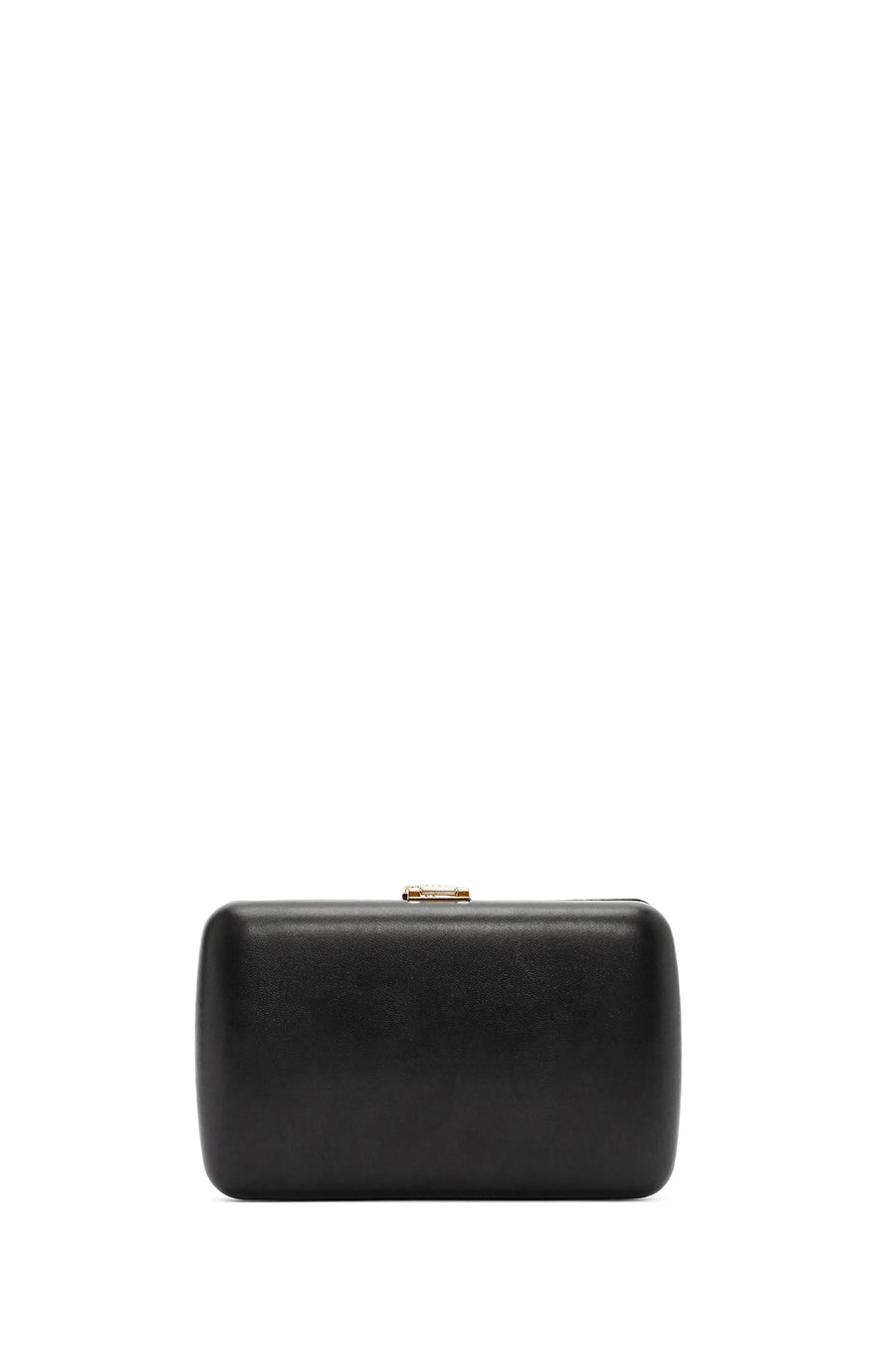 Women's Black Accessory Detailed Long Chain Strap Mini Evening Clutch Bag