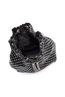 Kadın Siyah Uzun Zincir Askılı Taşlı Mini Abiye Kol Çantası | Derimod