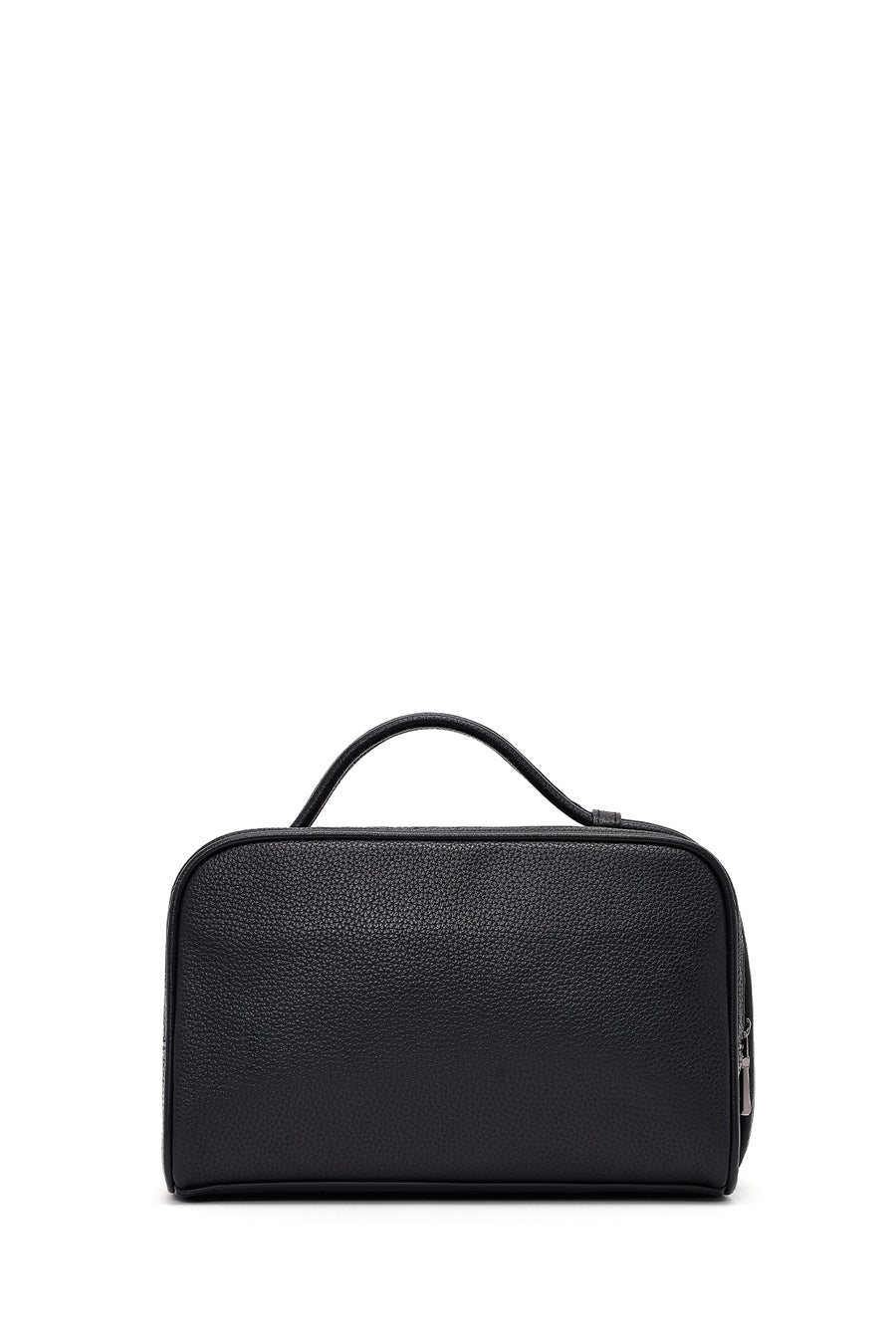 Men's Black Leather Handbag