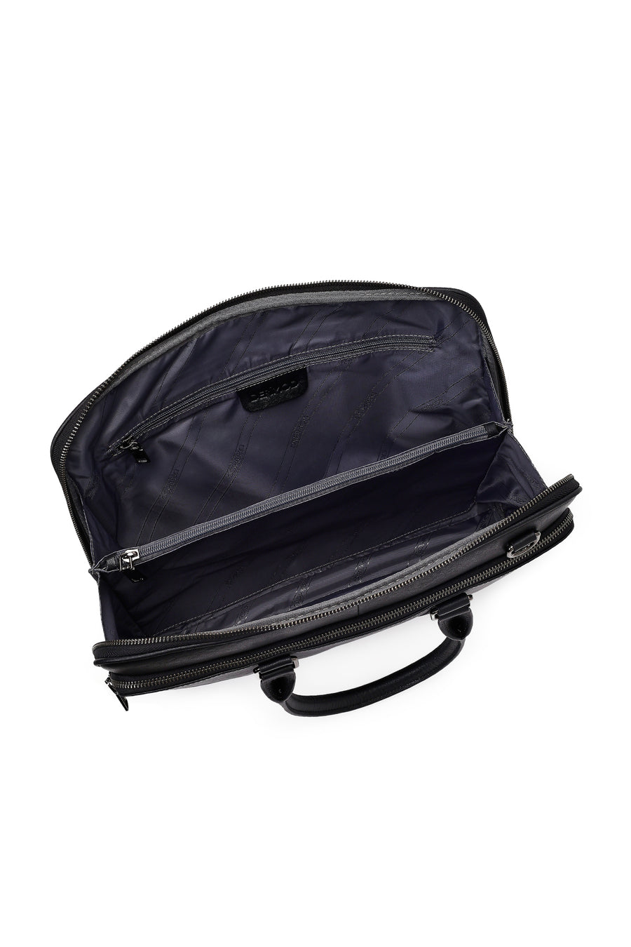 Men's Black Leather Briefcase
