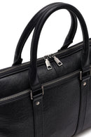 Erkek Siyah Deri Evrak Çantası | Derimod