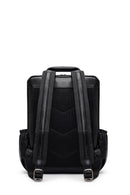 Men's Black Leather Backpack | Derimod