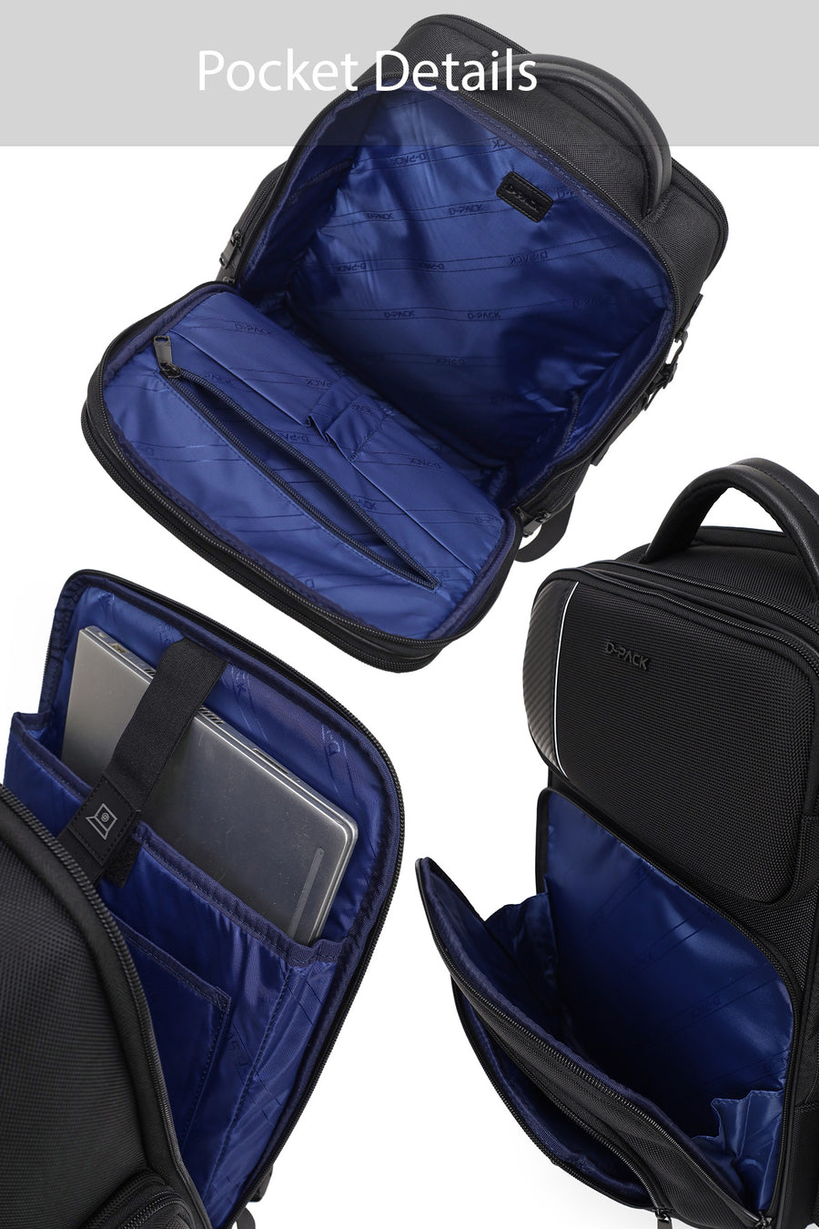 D-Pack Erkek Siyah Sırt Çantası