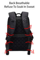 D-Pack Unisex Siyah Teknolojik Kumaş Sırt Çantası | Derimod