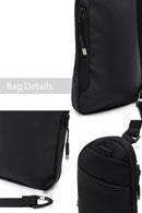 D-Pack Unisex Siyah Mini Kumaş Çapraz Çanta | Derimod