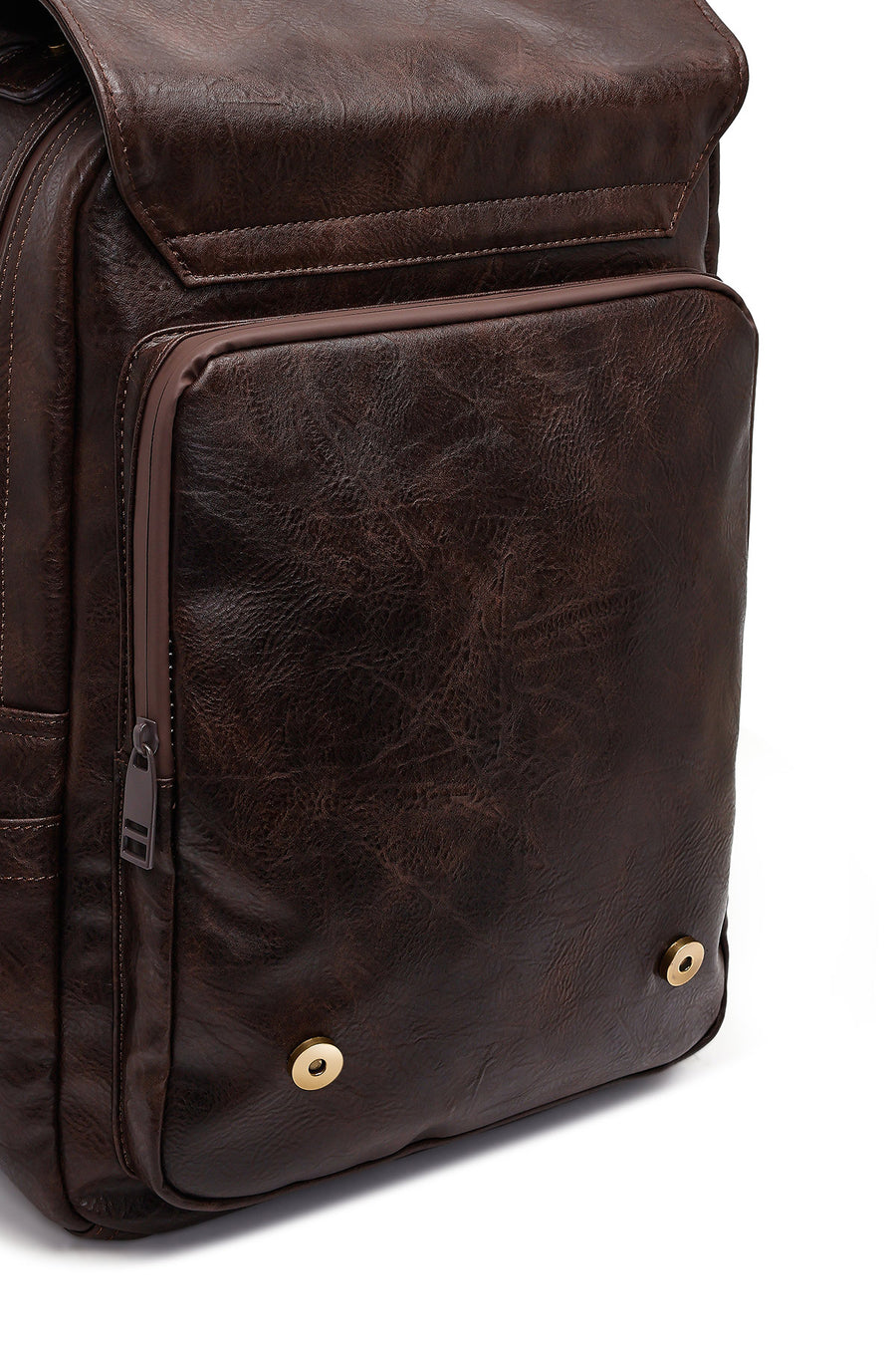Unisex Brown Backpack