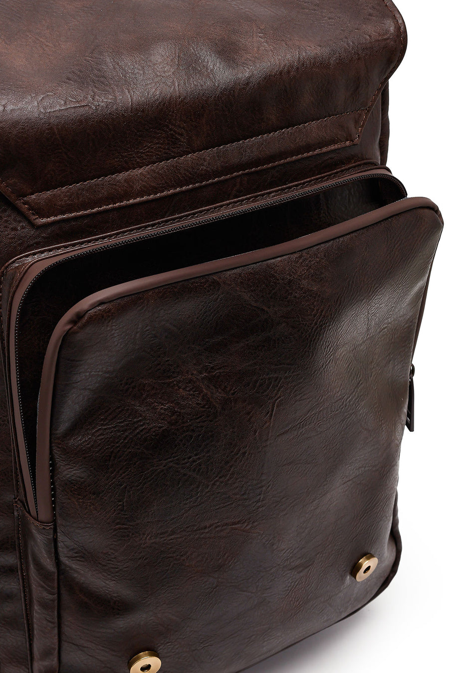Unisex Brown Backpack