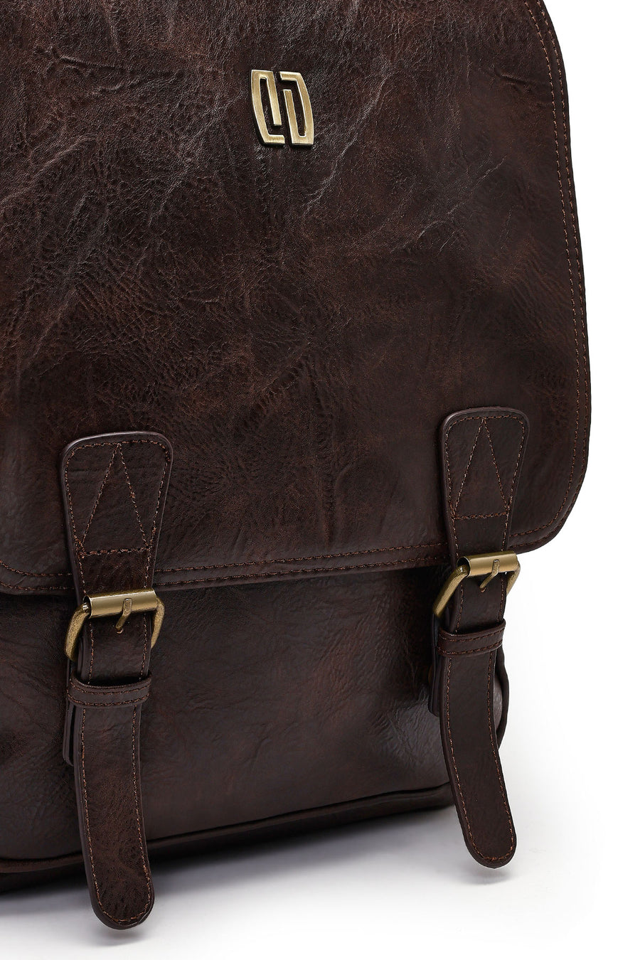 Unisex Brown Backpack