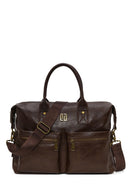 Erkek Kahverengi Uzun Askılı Evrak Çantası | Derimod