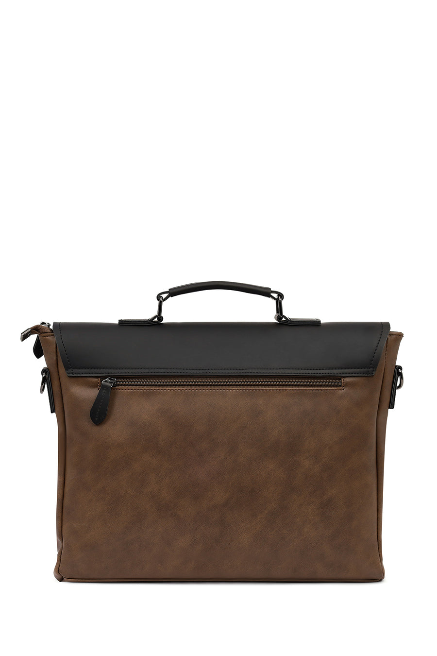 Men's Brown Long Strap Briefcase