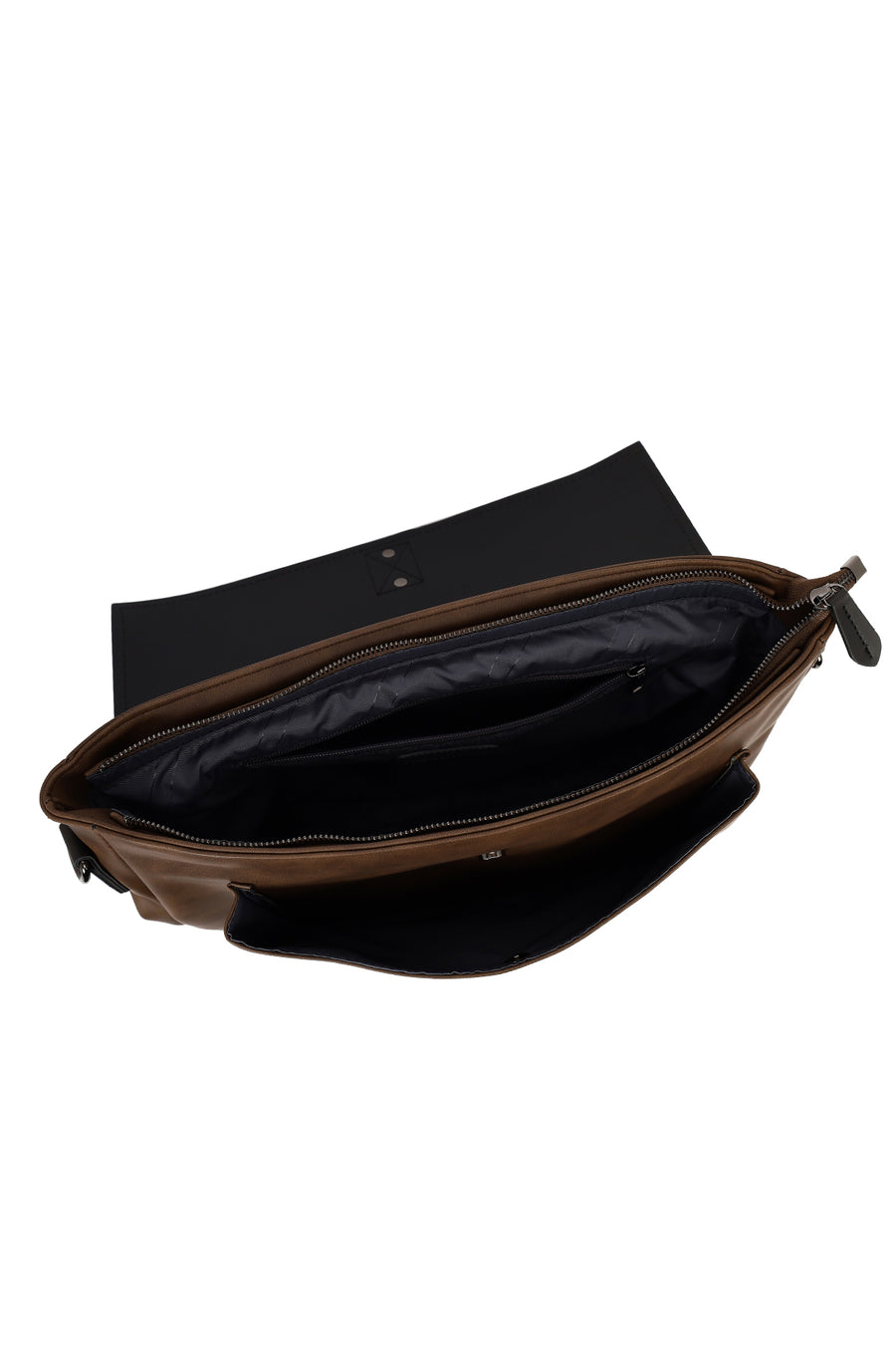 Men's Brown Long Strap Briefcase