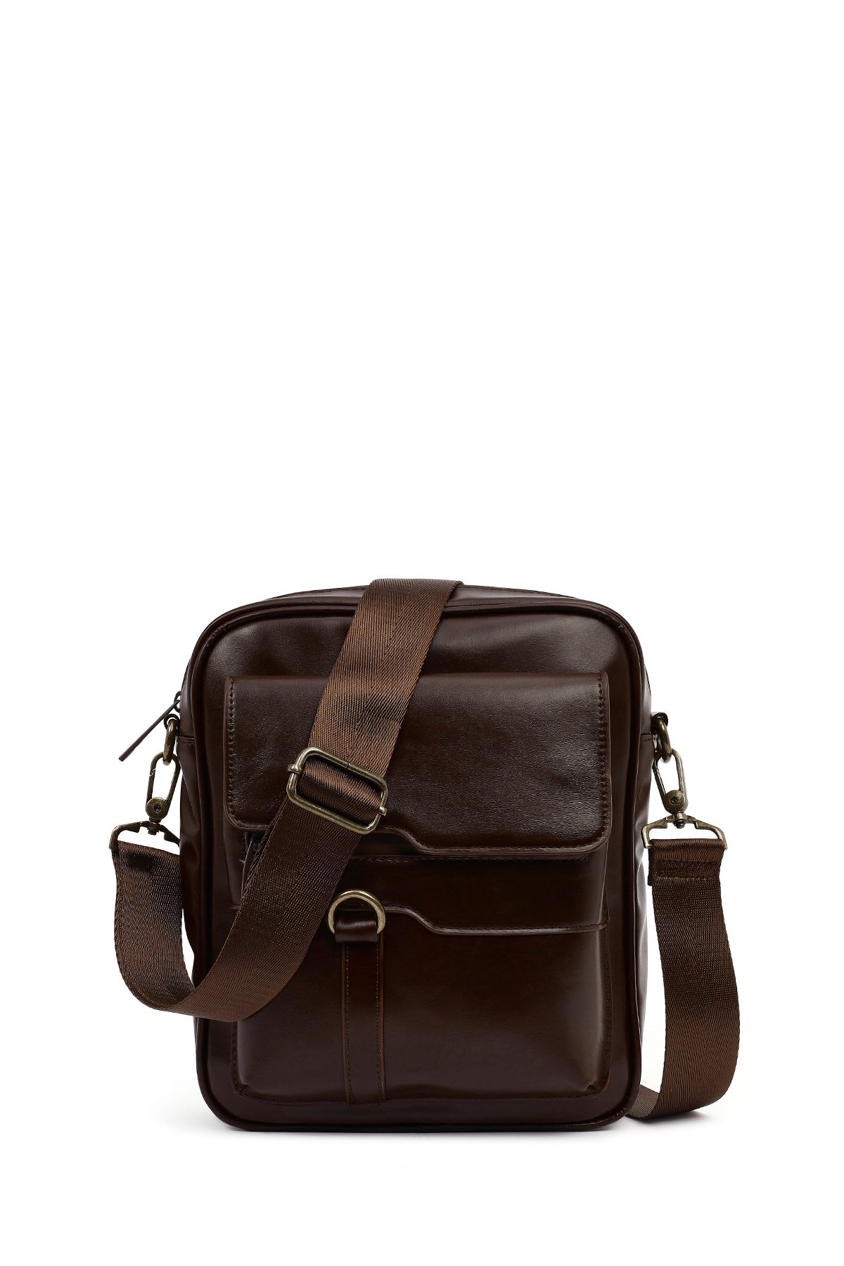 Erkek Kahverengi Postacı Çantası 25WBD301918 | Derimod