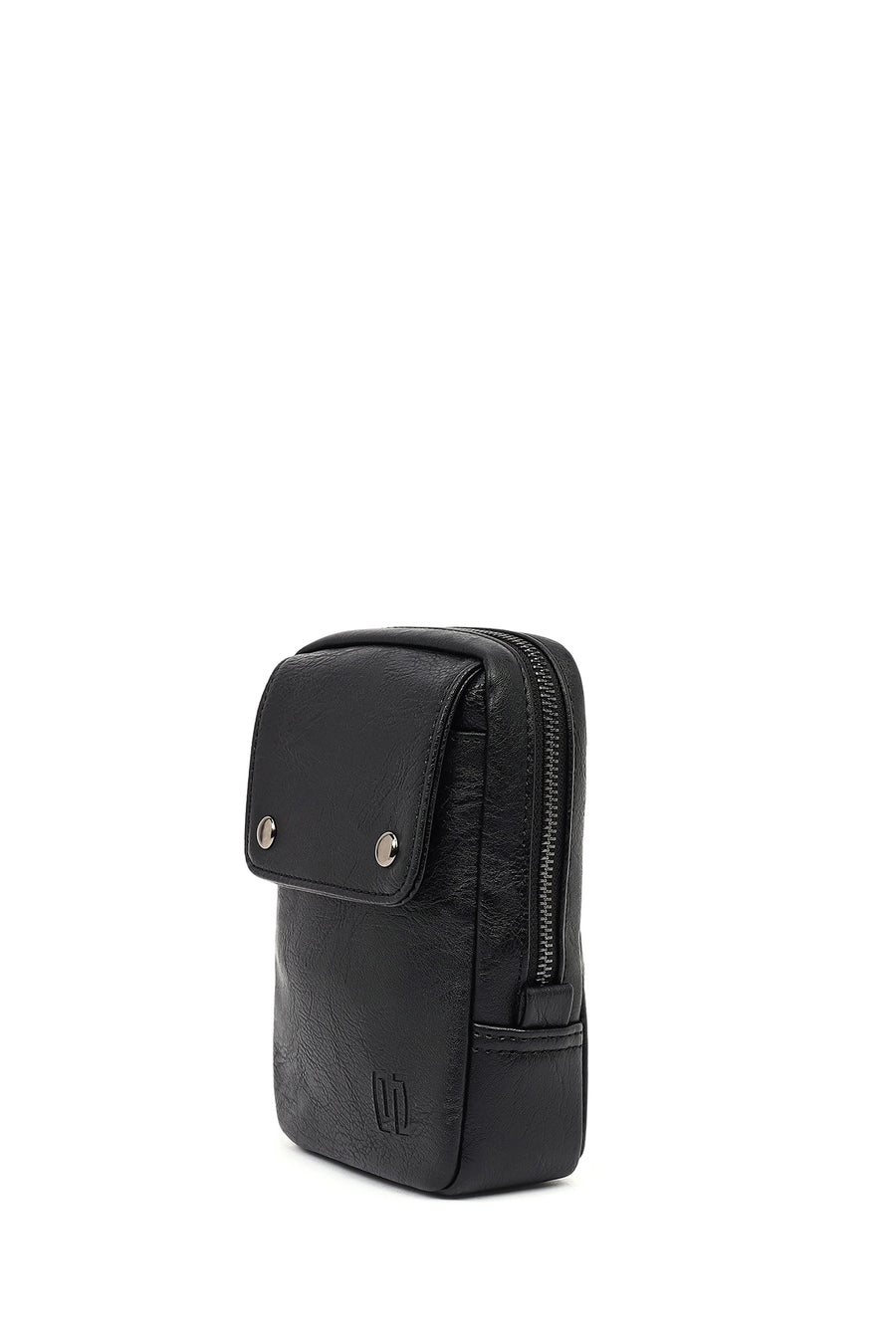 Men's Black Mini Messenger Bag