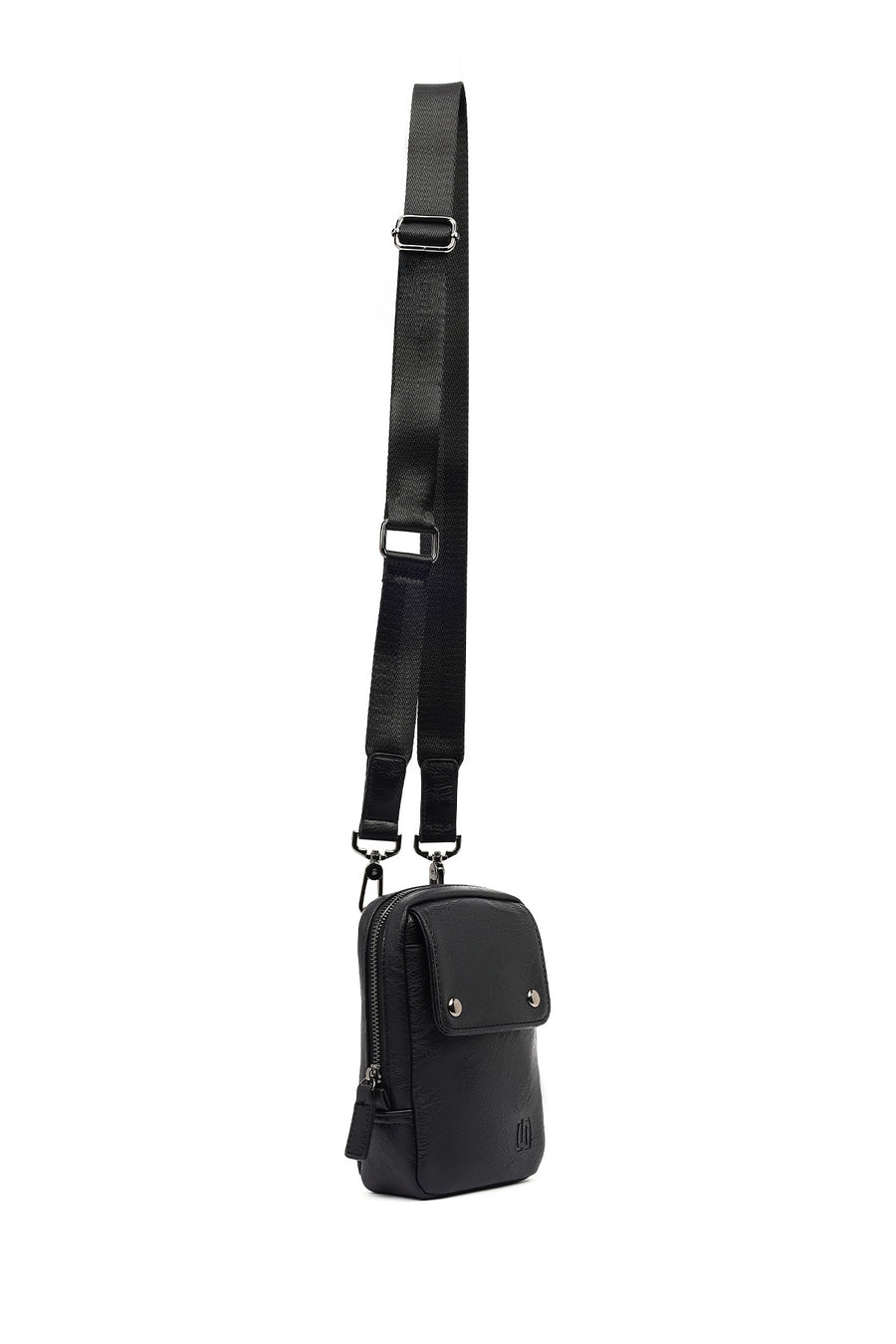 Men's Black Mini Messenger Bag