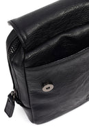 Erkek Siyah Mini Postacı Çantası | Derimod
