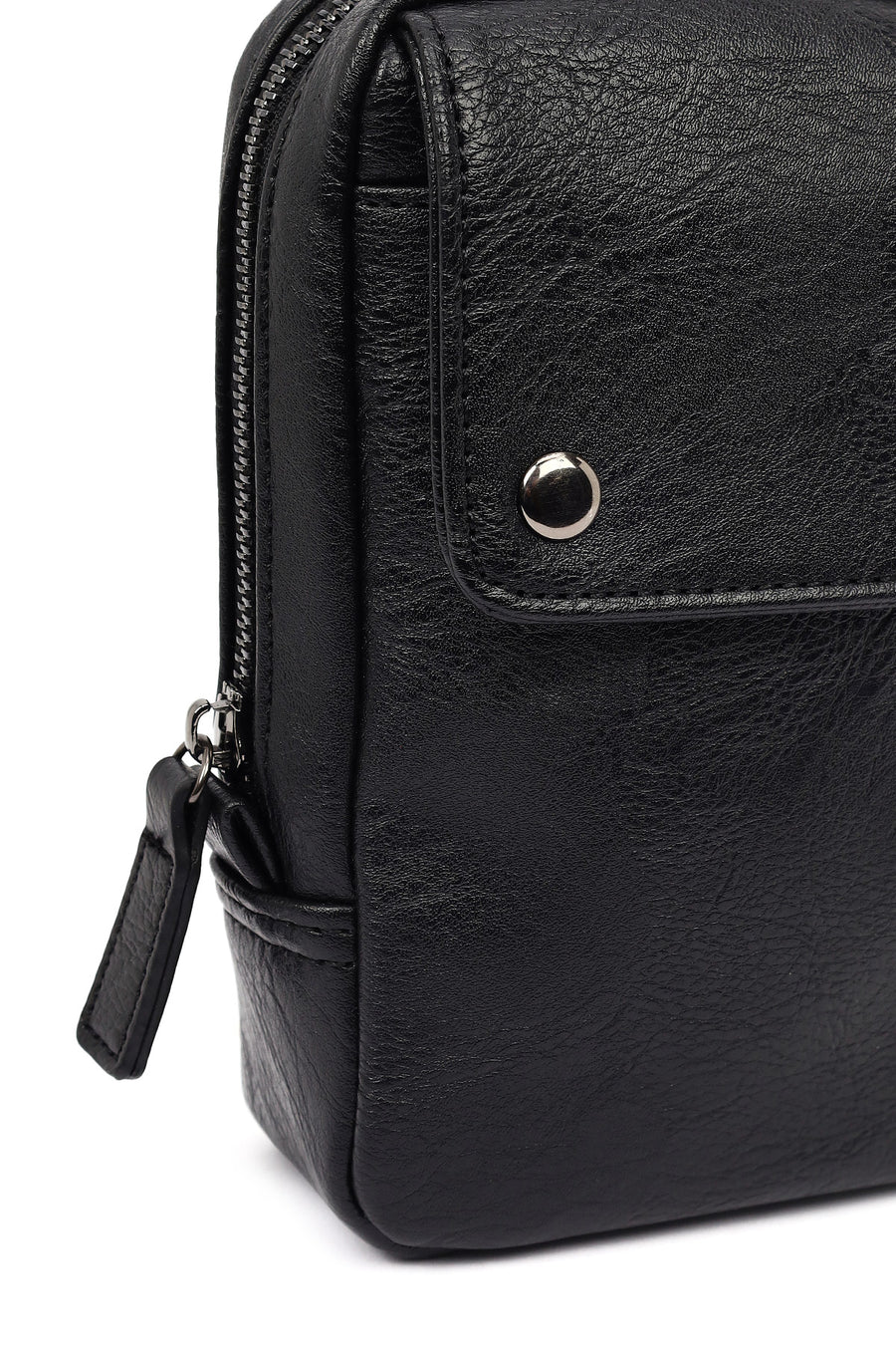 Men's Black Mini Messenger Bag