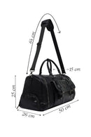 Unisex Siyah Seyahat Çantası | Derimod