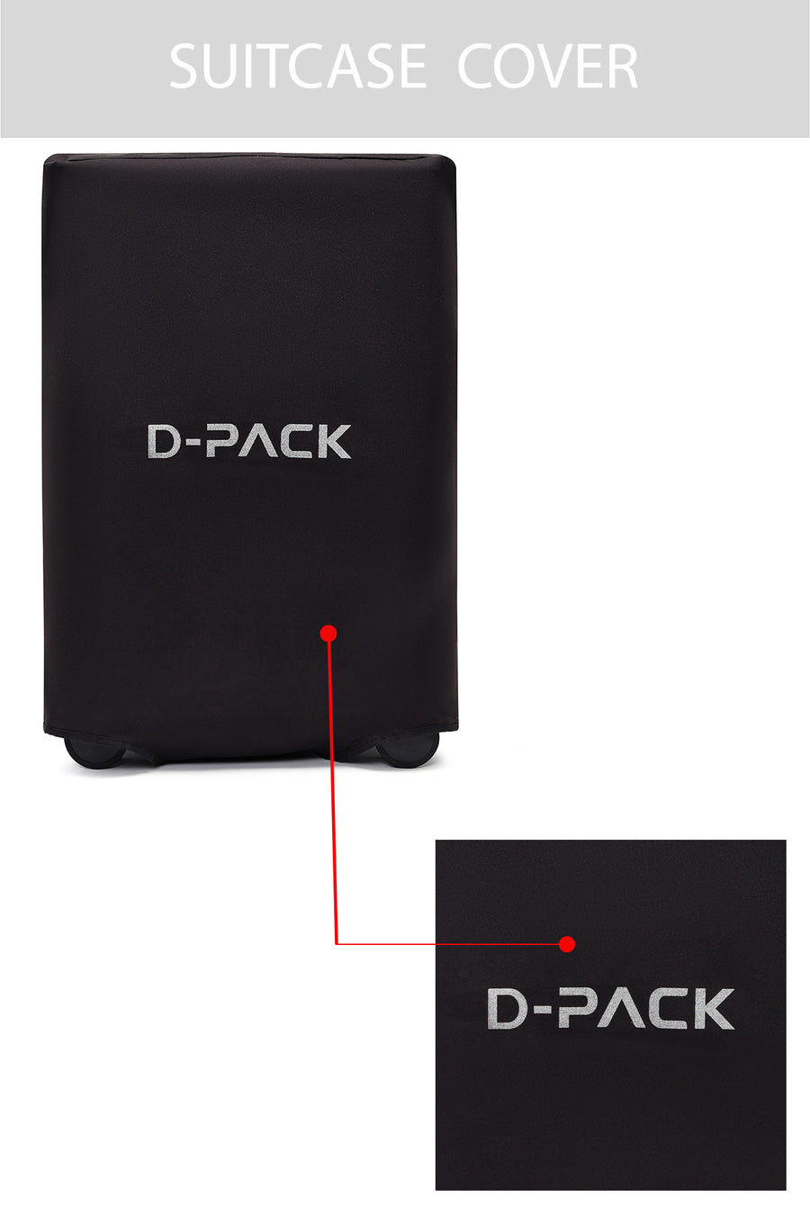 D-Pack Unisex Siyah Kabin Boy Valiz