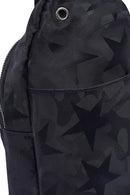 Erkek Lacivert Baskılı Kumaş Çapraz Çanta | Derimod