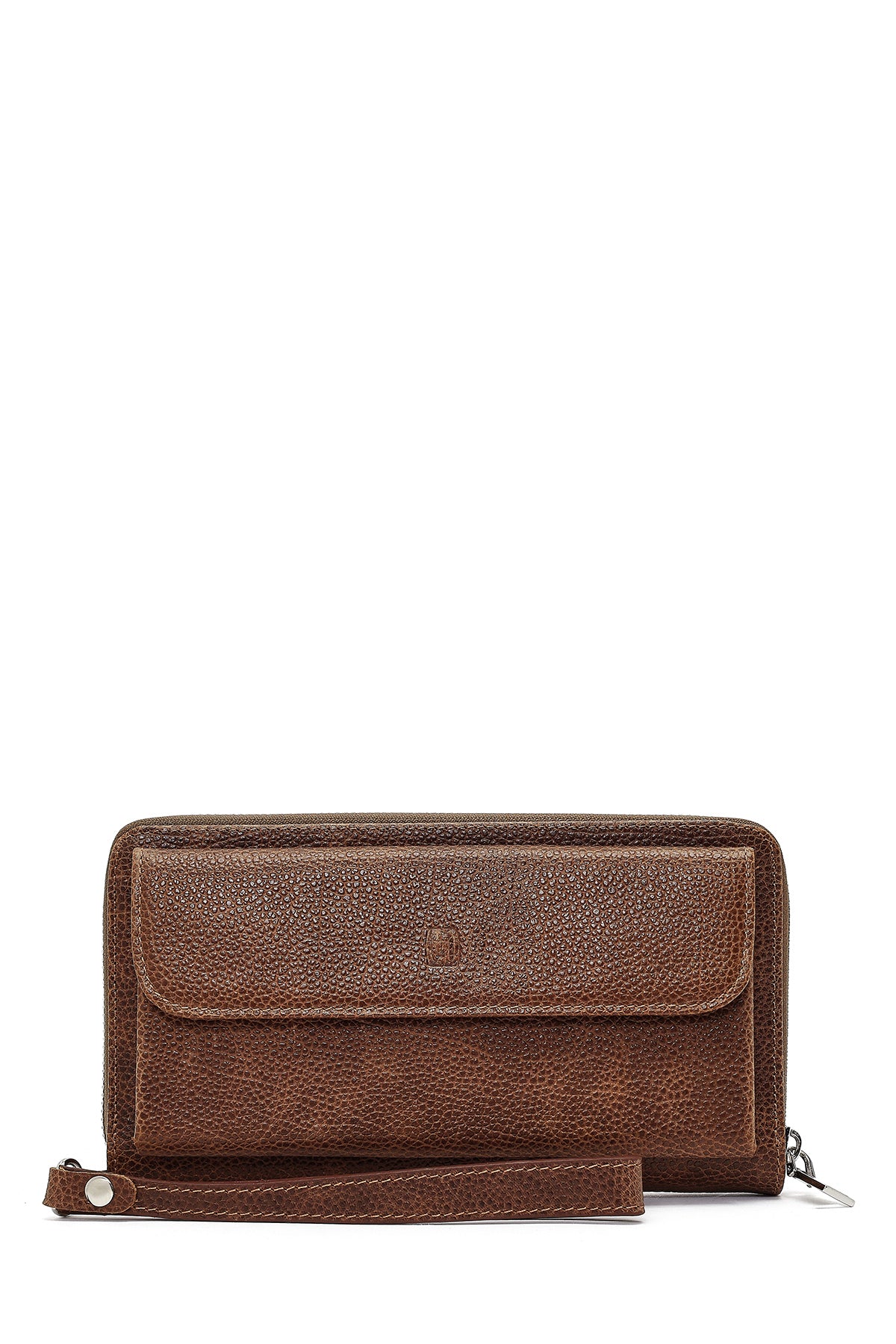 Erkek Kahverengi Mini Deri El Çantası 25WBD3280FT | Derimod