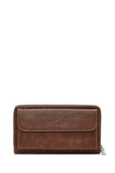 Erkek Kahverengi Mini Deri El Çantası | Derimod