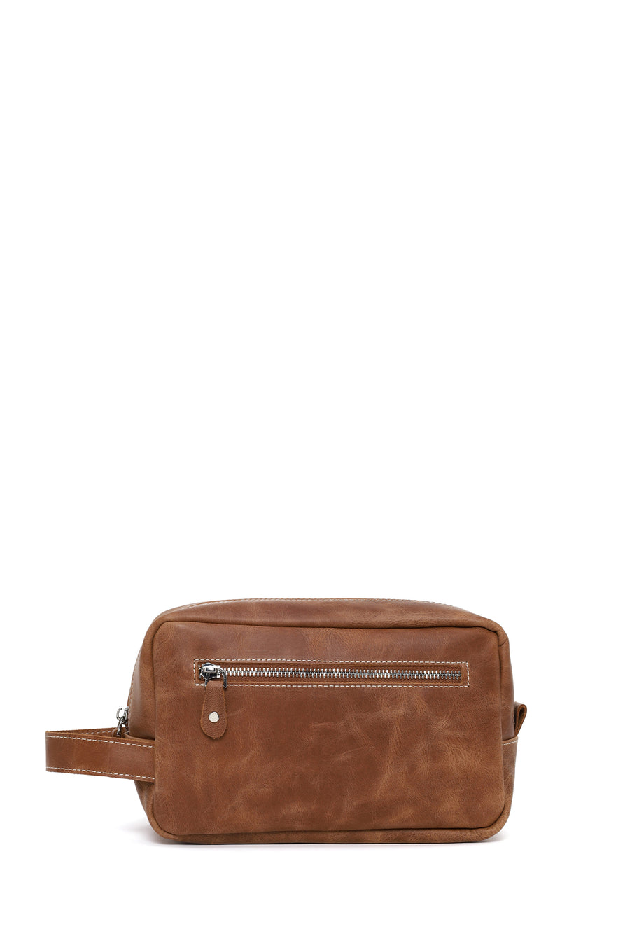 Male Brown Leather Handbag