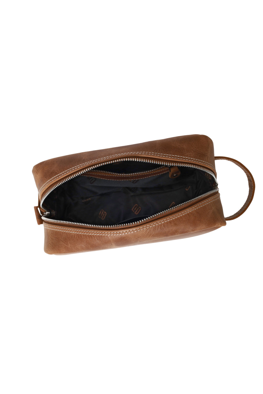 Male Brown Leather Handbag