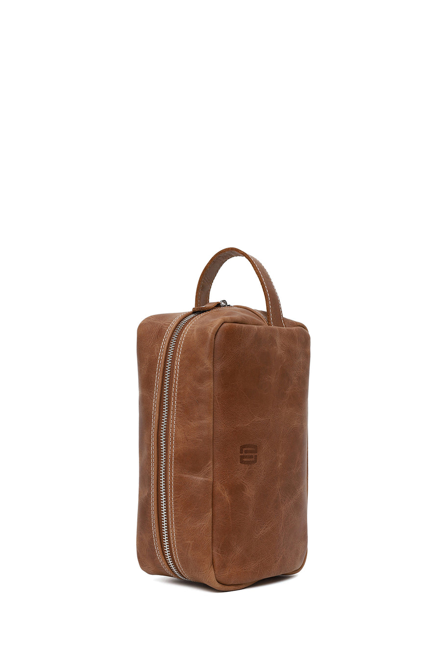 Male Brown Leather Handbag