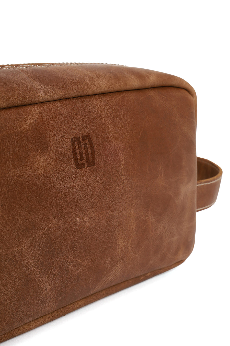 Male Brown Leather Handbag