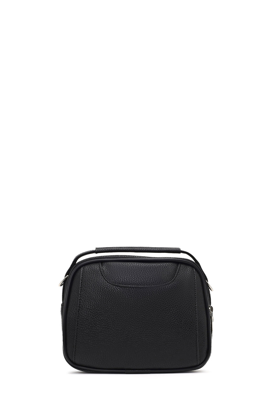 Men's Black Long Strap Handbag