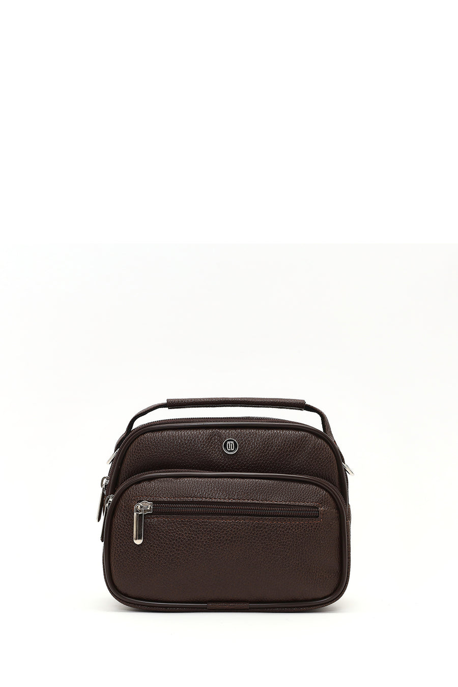 Men's Brown Long Strap Handbag