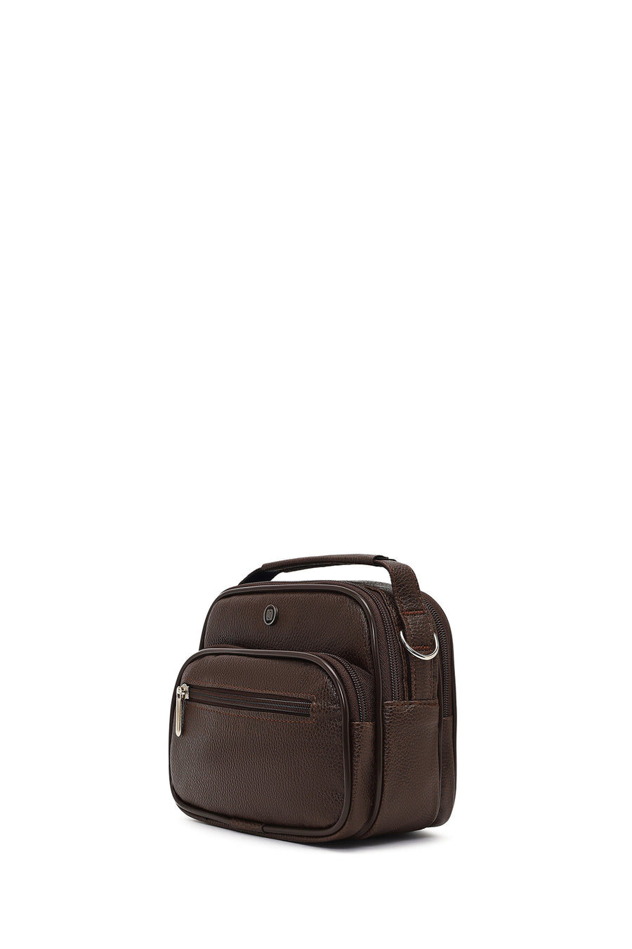 Men's Brown Long Strap Handbag