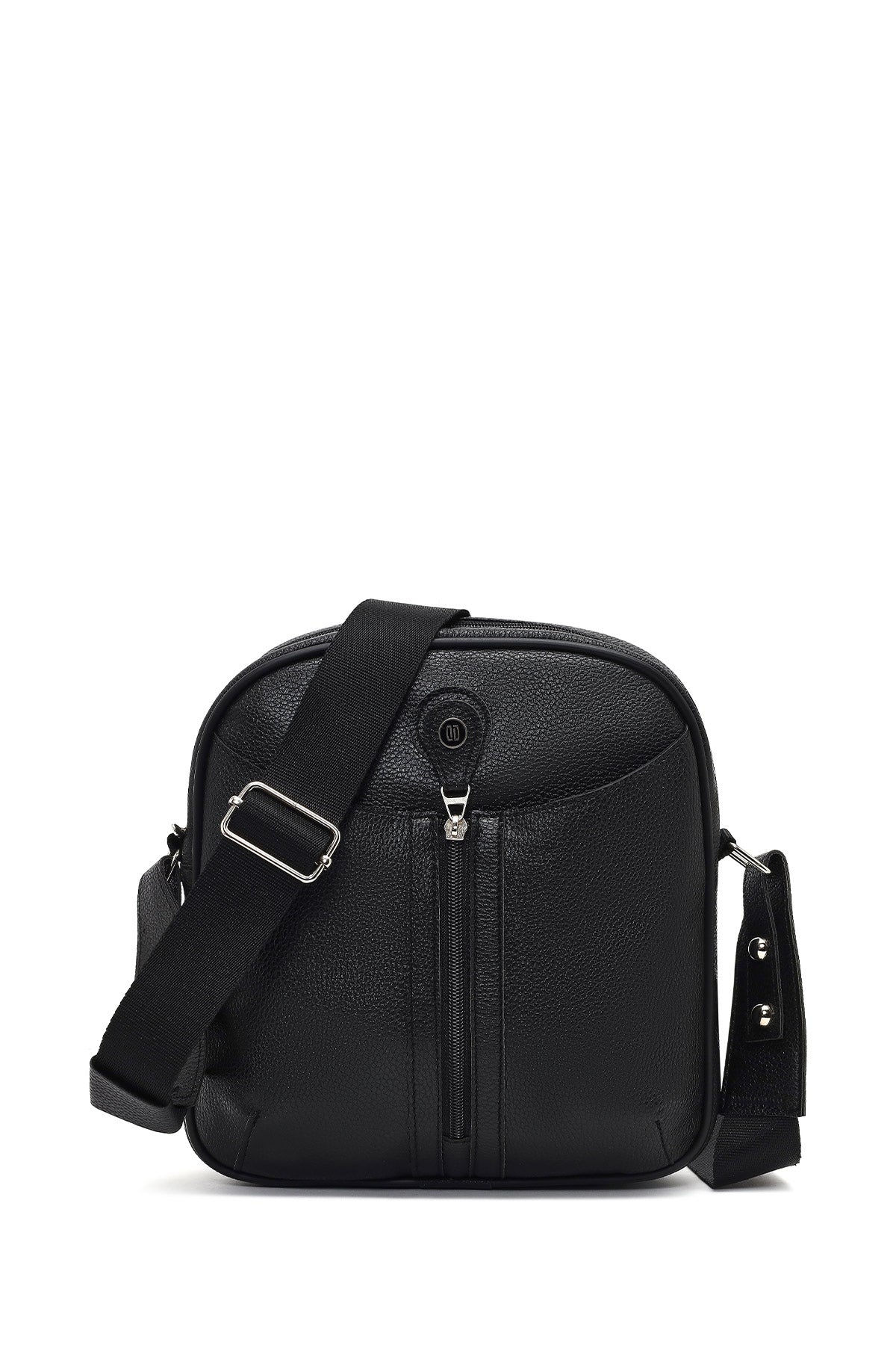 Erkek Siyah Uzun Askılı Çapraz Çanta
