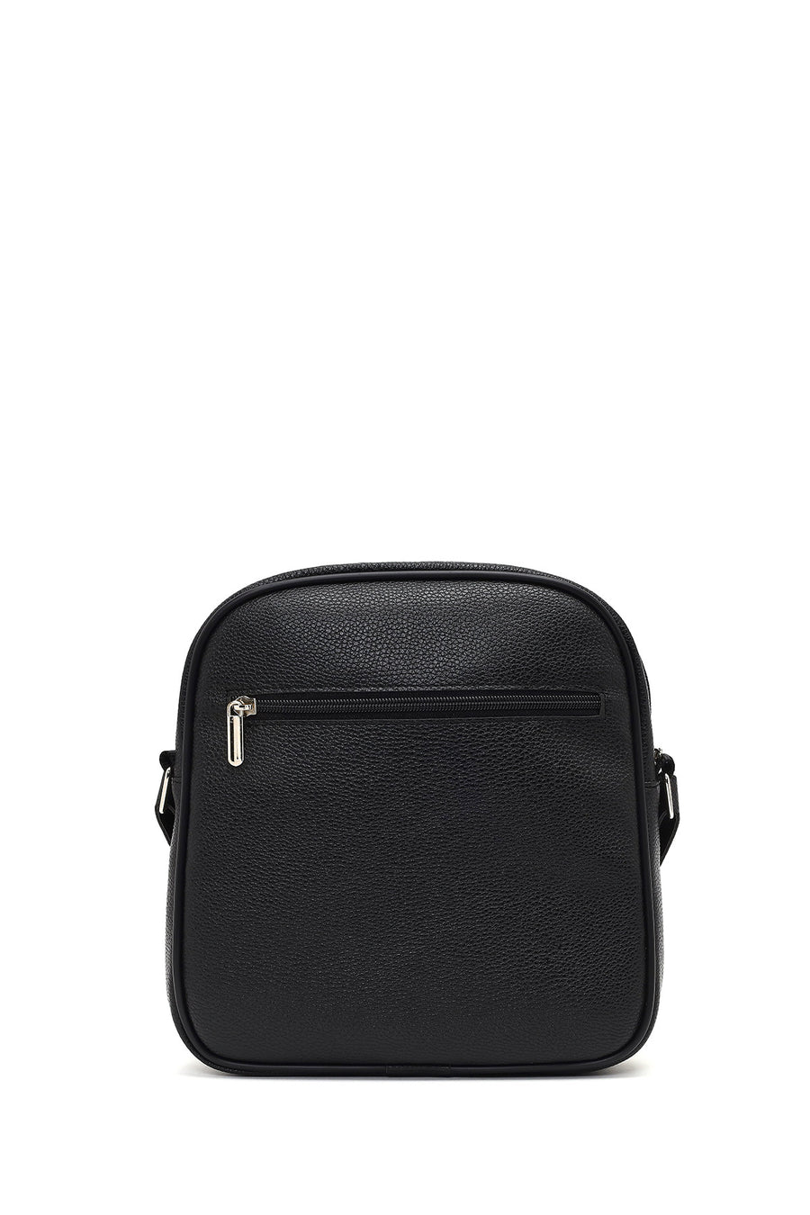 Men's Black Long Strap Crossbody Bag