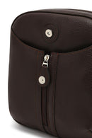 Men's Brown Long Strap Crossbody Bag | Derimod