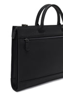 Erkek Siyah Uzun Askılı Deri Evrak Çantası | Derimod